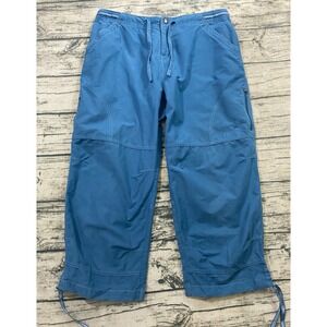 Kuhl Kuhldry Womens L Vtg Drawstring Capri Pants Nylon Outdoor Climbing Hiking